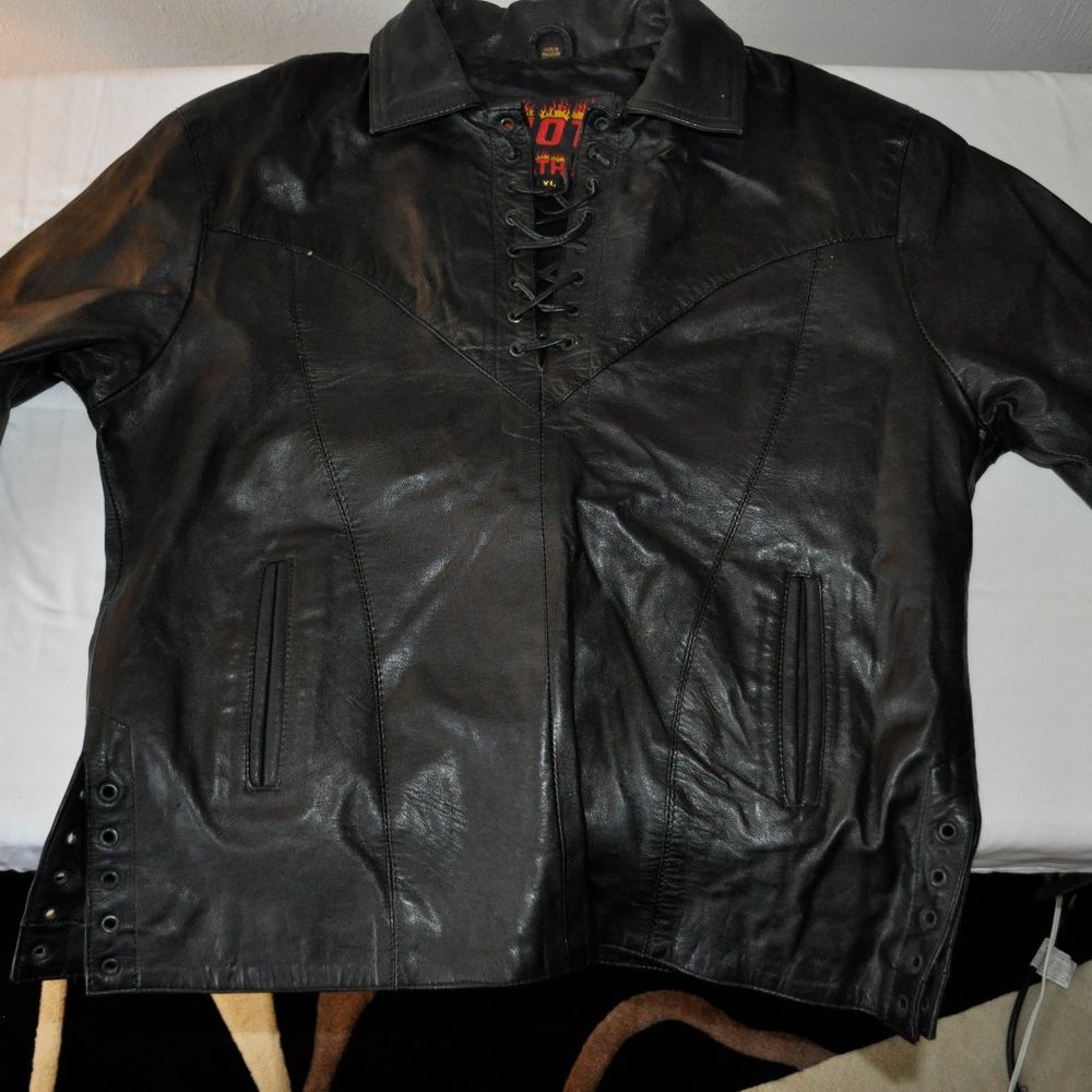 Leather shirt